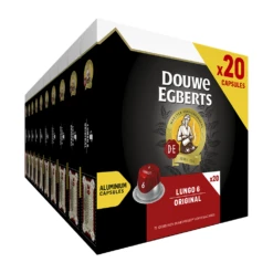 Douwe Egberts - Lungo Original - 20 Cups 6 Douwe Egberts - Lungo Original - 20 Cups -Koffie Winkel 1 1