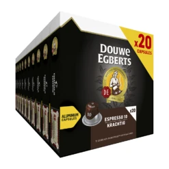 Douwe Egberts - Espresso Krachtig - 20 Cups -Koffie Winkel 1 2024