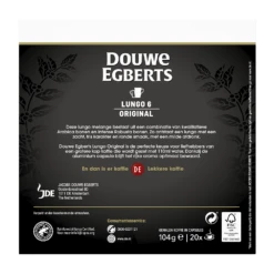 Douwe Egberts - Lungo Original - 20 Cups 7 Douwe Egberts - Lungo Original - 20 Cups -Koffie Winkel 3 1