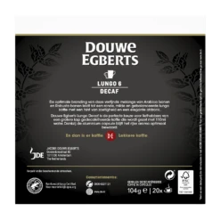 Douwe Egberts - Lungo Decaf - 20 Cups -Koffie Winkel 3 1 1