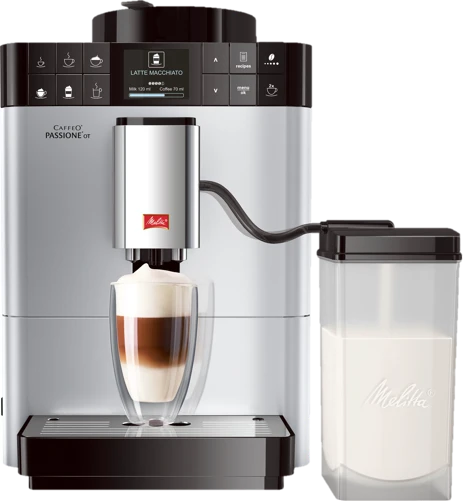Melitta Passione OT - Zilver Zwart - F531-101 Met €49 Gratis Koffie 2 Melitta Passione OT - Zilver Zwart - F531-101 Met €49 Gratis Koffie - Afbeelding 2