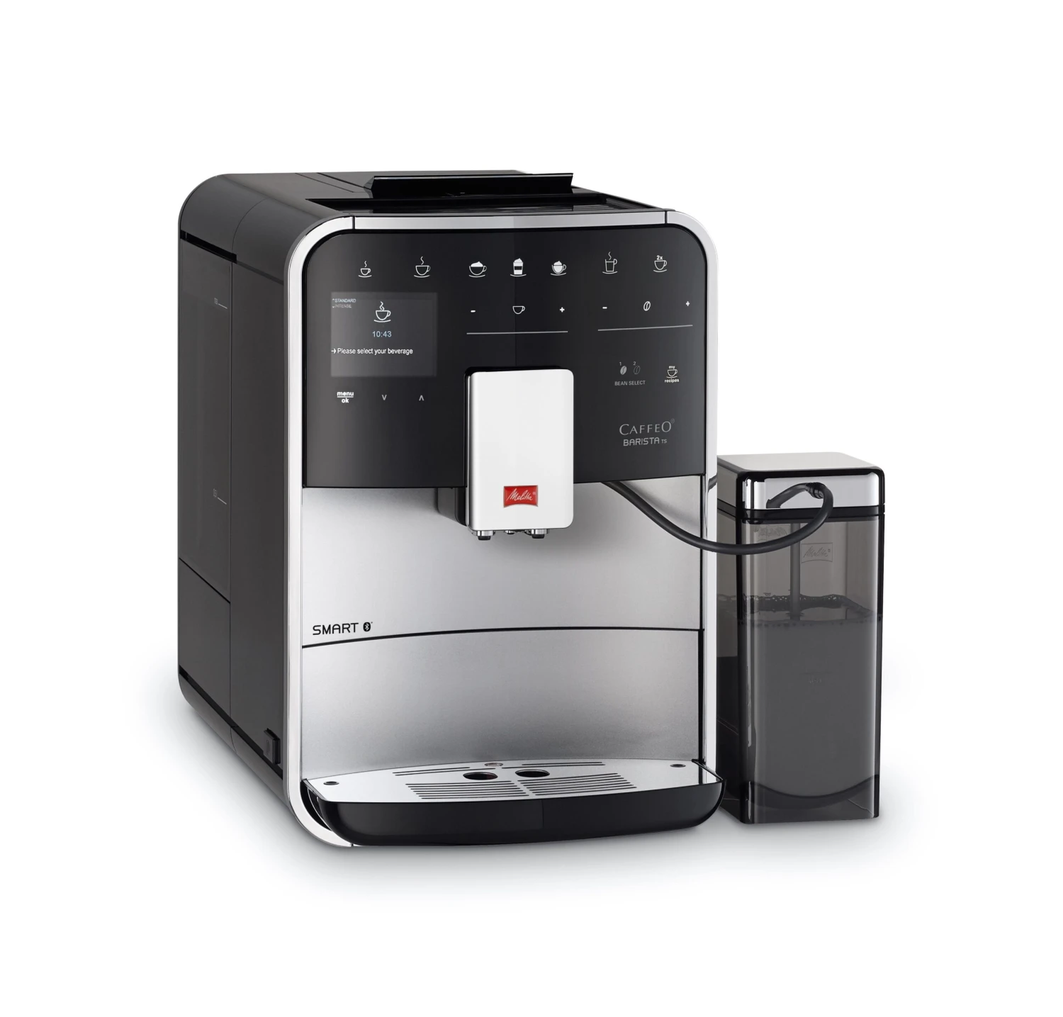 Melitta Barista TS Smart - Zilver Zwart - F850-101 Met €49 Gratis Koffie 1 Melitta Barista TS Smart - Zilver Zwart - F850-101 Met €49 Gratis Koffie