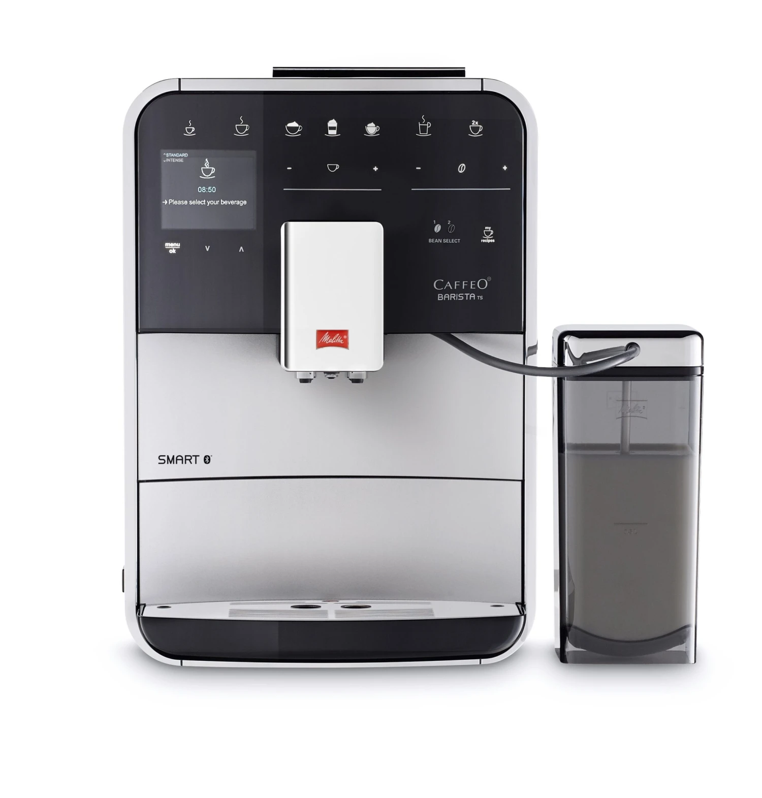 Melitta Barista TS Smart - Zilver Zwart - F850-101 Met €49 Gratis Koffie 2 Melitta Barista TS Smart - Zilver Zwart - F850-101 Met €49 Gratis Koffie - Afbeelding 2