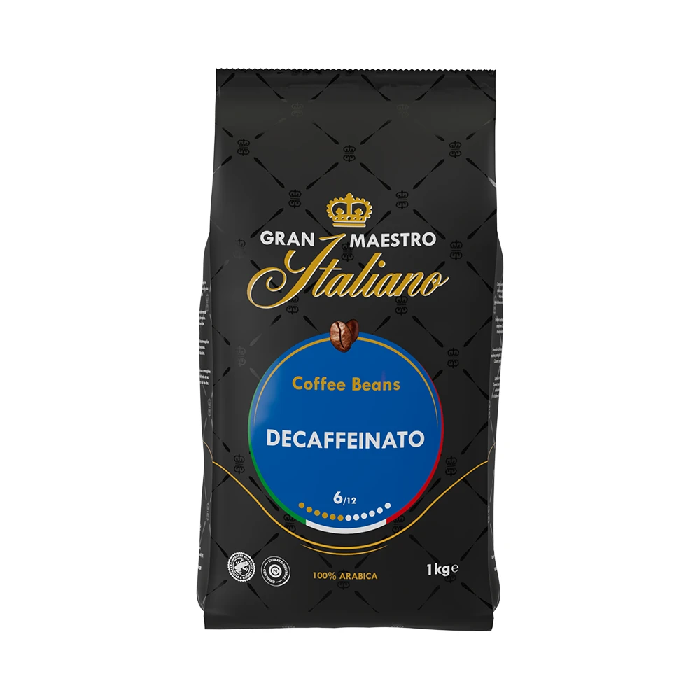 Gran Maestro Italiano Decaffeinato - Koffiebonen 1 KG 2 Gran Maestro Italiano Decaffeinato - Koffiebonen 1 KG - Afbeelding 2