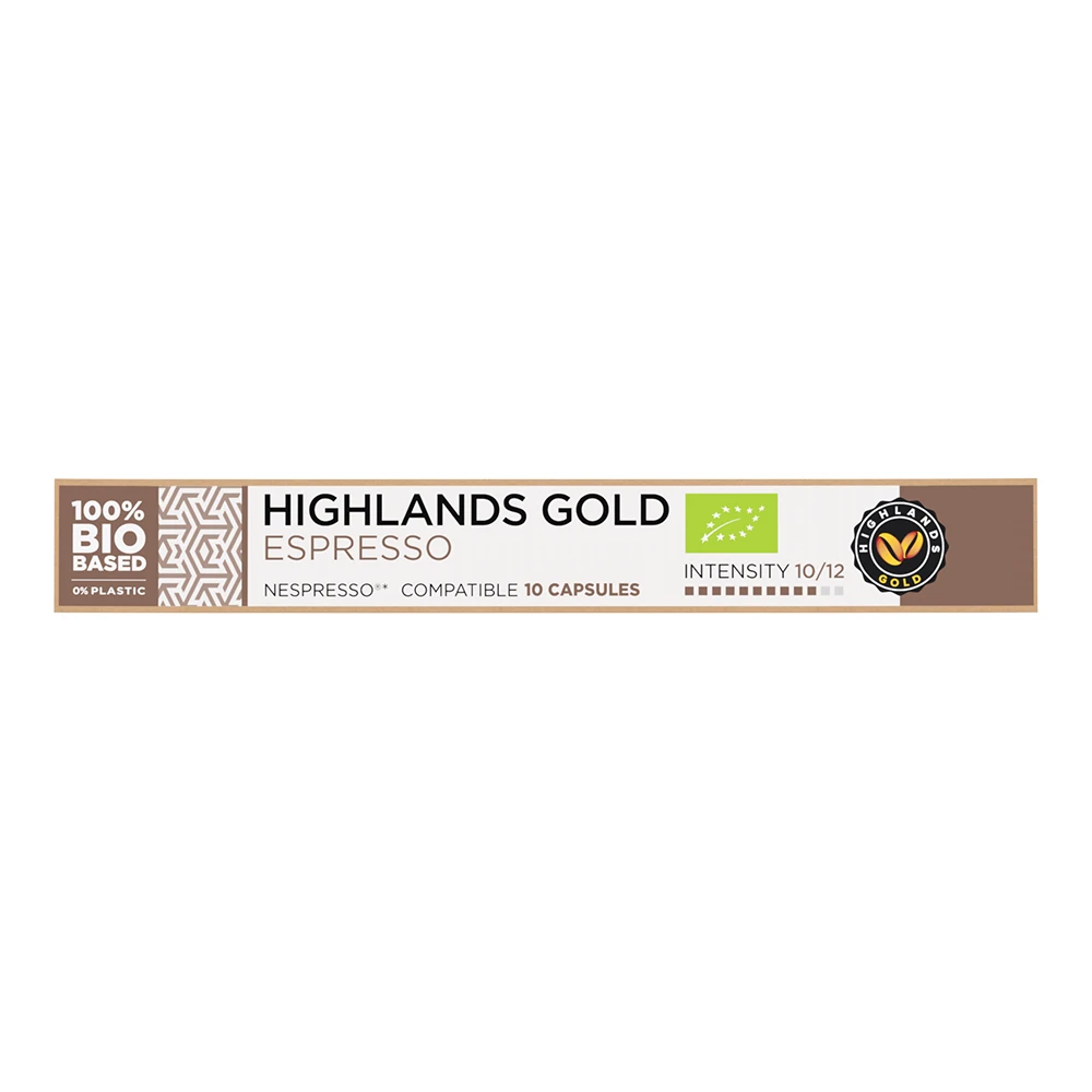 Highlands Gold - Espresso (Organic) - 10 Cups 1 Highlands Gold - Espresso (Organic) - 10 Cups