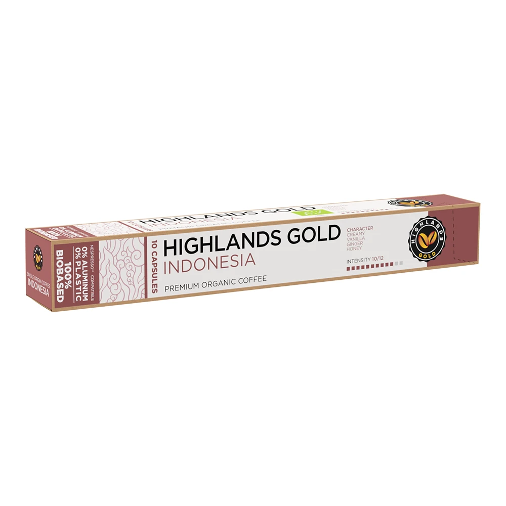 Highlands Gold - Indonesia (Organic) - 10 Cups 1 Highlands Gold - Indonesia (Organic) - 10 Cups