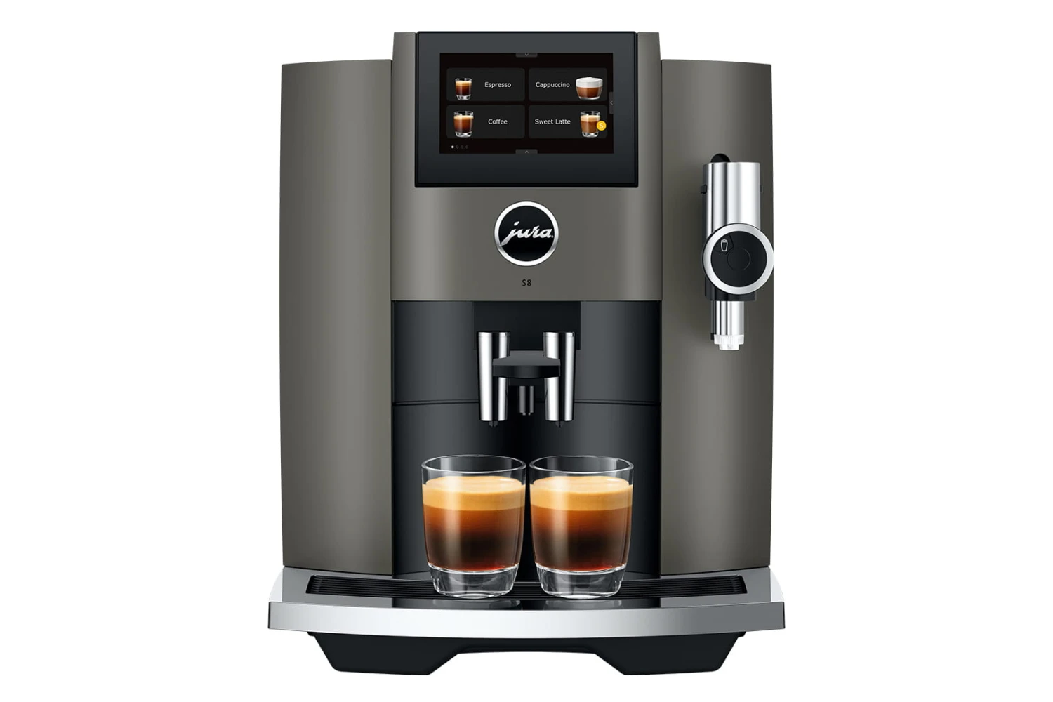 JURA S8 Dark Inox (EB) Met €78 Gratis Koffie En 2+1 Jaar Extra Garantie 1 JURA S8 Dark Inox (EB) Met €78 Gratis Koffie En 2+1 Jaar Extra Garantie