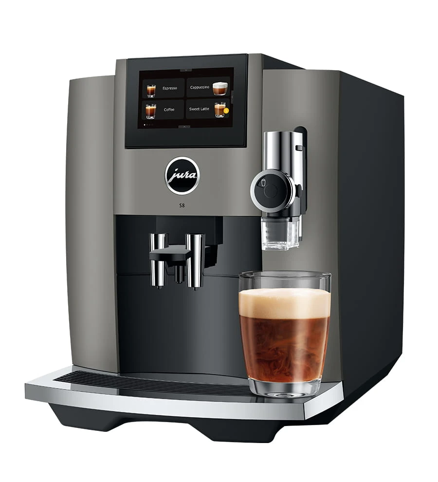 JURA S8 Dark Inox (EB) Met €78 Gratis Koffie En 2+1 Jaar Extra Garantie 5 JURA S8 Dark Inox (EB) Met €78 Gratis Koffie En 2+1 Jaar Extra Garantie - Afbeelding 5