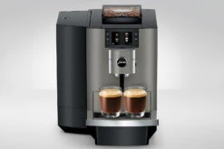 JURA X10 Dark Inox (EA) Met €84 Gratis Koffie -Koffie Winkel Jura X10 professionele koffiemachine voorkant
