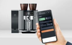 JURA GIGA W10 Diamond Silver (EA) Met €84 Gratis Koffie 11 JURA GIGA W10 Diamond Silver (EA) Met €84 Gratis Koffie -Koffie Winkel Jura giga W10 koffiemachine payment connect