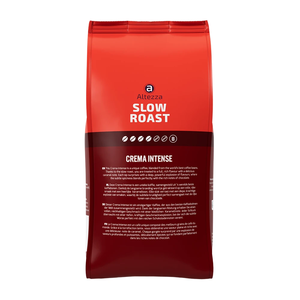 Altezza Slow Roast Crema Intense - Koffiebonen, 1 KG 4 Altezza Slow Roast Crema Intense - Koffiebonen, 1 KG - Afbeelding 4