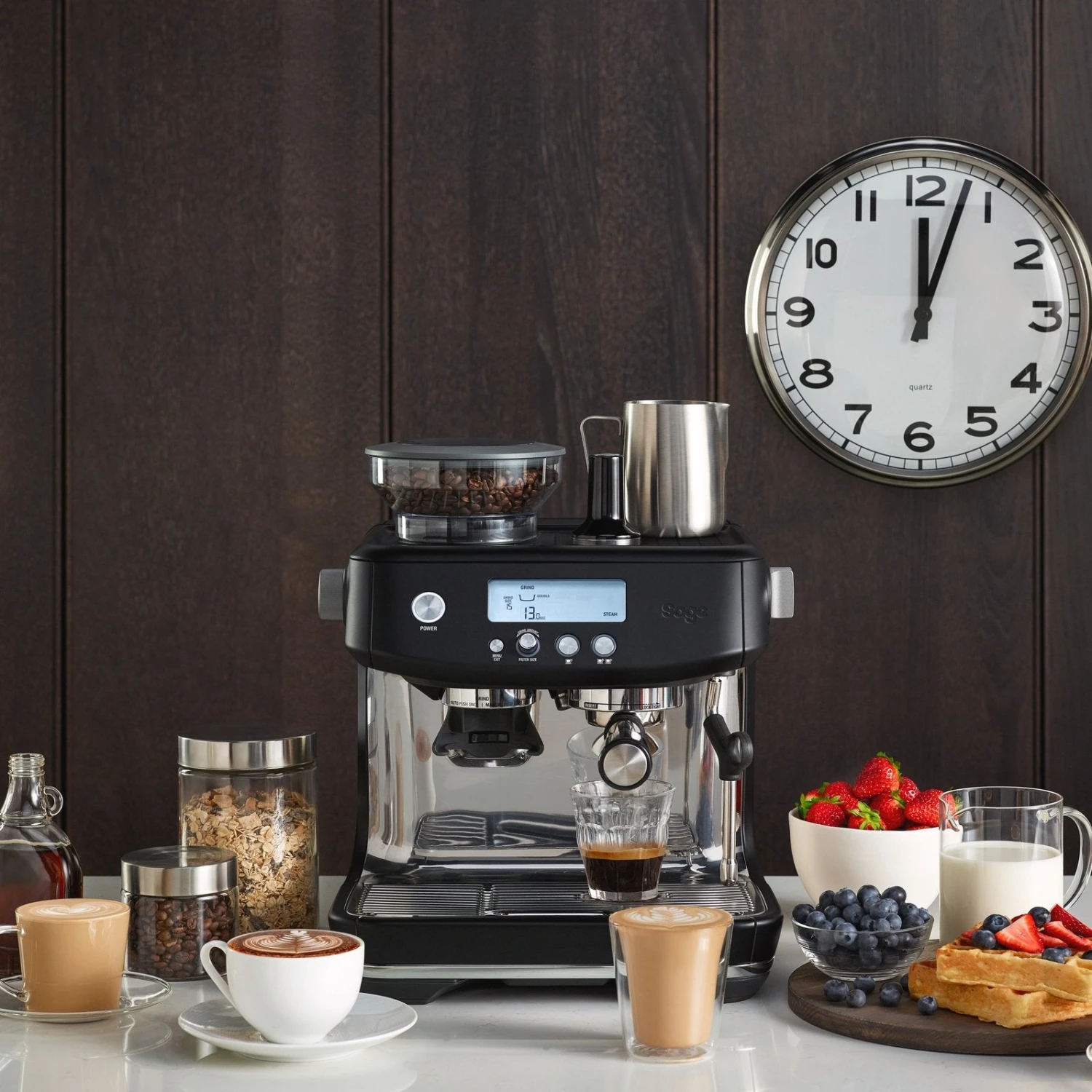 Sage Barista Pro Black Stainless Met €35,5 Gratis Koffie 2 Sage Barista Pro Black Stainless Met €35,5 Gratis Koffie - Afbeelding 2