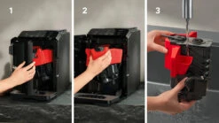 Siemens EQ.300 - Piano Black - TF301E19 Met €33 Gratis Koffie -Koffie Winkel Siemens EQ300 koffiemachine TF301E19 piano black zetgroep