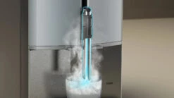 Siemens EQ.300 - Licht Zilver - TF303E01 Met €33 Gratis Koffie -Koffie Winkel Siemens EQ300 koffiemachine TF303E01 licht zilver stoompijpje