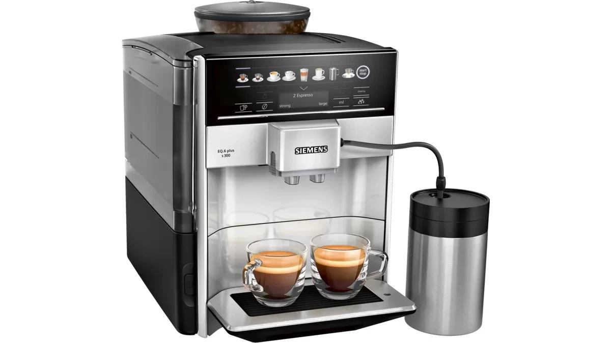 Siemens EQ.6 Plus S300 - Zilver - TE653M11RW Met €49 Gratis Koffie 2 Siemens EQ.6 Plus S300 - Zilver - TE653M11RW Met €49 Gratis Koffie - Afbeelding 2