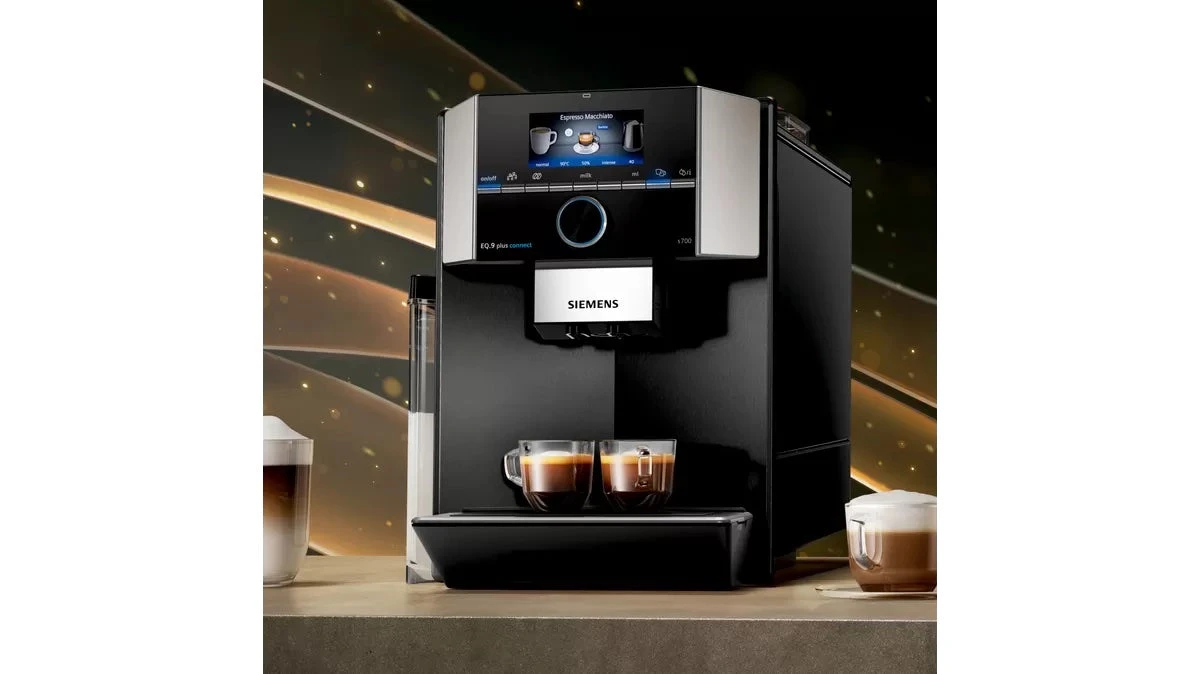 Siemens EQ.9 Plus Connect S700 - Zwart - TI9573X9RW Met €49 Gratis Koffie 2 Siemens EQ.9 Plus Connect S700 - Zwart - TI9573X9RW Met €49 Gratis Koffie - Afbeelding 2