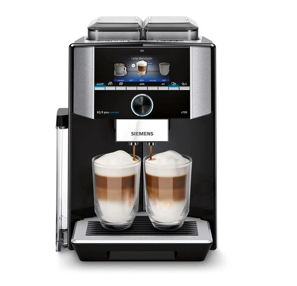 Siemens EQ.9 Plus Connect S700 - Zwart - TI9573X9RW Met €49 Gratis Koffie 1 Siemens EQ.9 Plus Connect S700 - Zwart - TI9573X9RW Met €49 Gratis Koffie