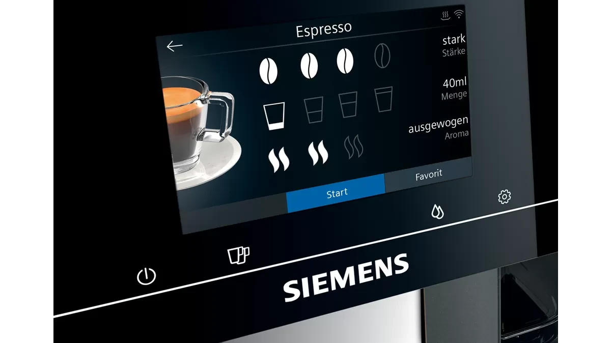 Siemens EQ.700 Classic - Midnite Silver Metallic - TP707R06 Met €49 Gratis Koffie 4 Siemens EQ.700 Classic - Midnite Silver Metallic - TP707R06 Met €49 Gratis Koffie - Afbeelding 4