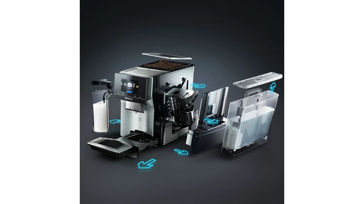 Siemens EQ.700 Integral - Edelstaal - TQ707R03 Met €49 Gratis Koffie 4 Siemens EQ.700 Integral - Edelstaal - TQ707R03 Met €49 Gratis Koffie - Afbeelding 4