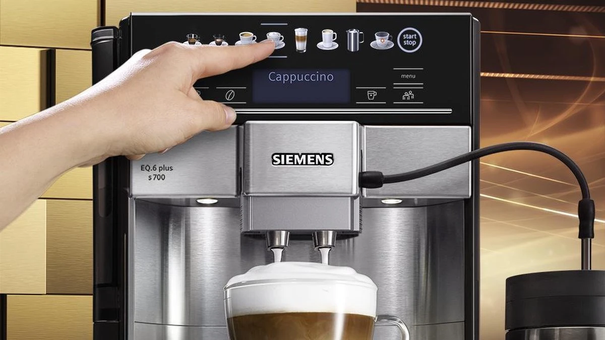 Siemens EQ.6 Plus S700 - Edelstaal - TE657313RW Met €49 Gratis Koffie 2 Siemens EQ.6 Plus S700 - Edelstaal - TE657313RW Met €49 Gratis Koffie - Afbeelding 2