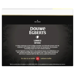 Douwe Egberts Lungo 8 Intens - 40 Koffiecups 8 Douwe Egberts Lungo 8 Intens - 40 Koffiecups -Koffie Winkel back 1