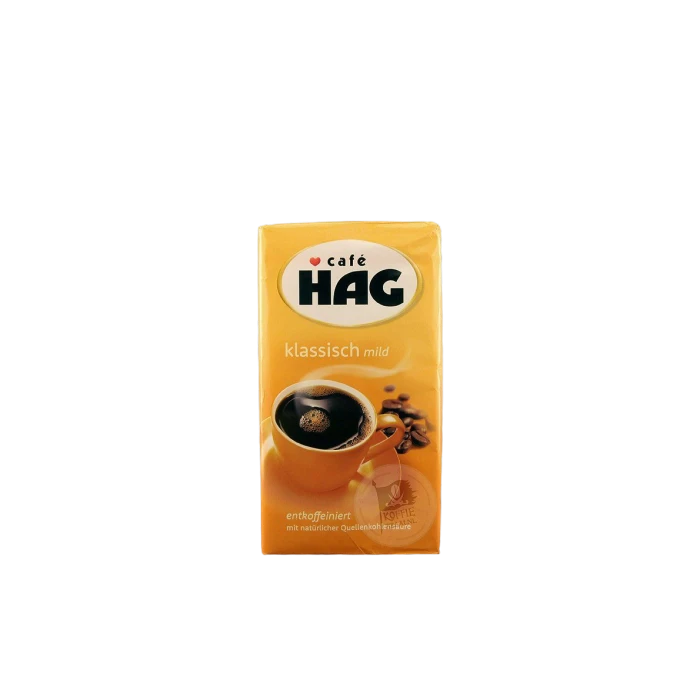 Café HAG Klassisch Mild Koffie CAFEÏNEVRIJ 500 G. 1 Café HAG Klassisch Mild Koffie CAFEÏNEVRIJ 500 G.