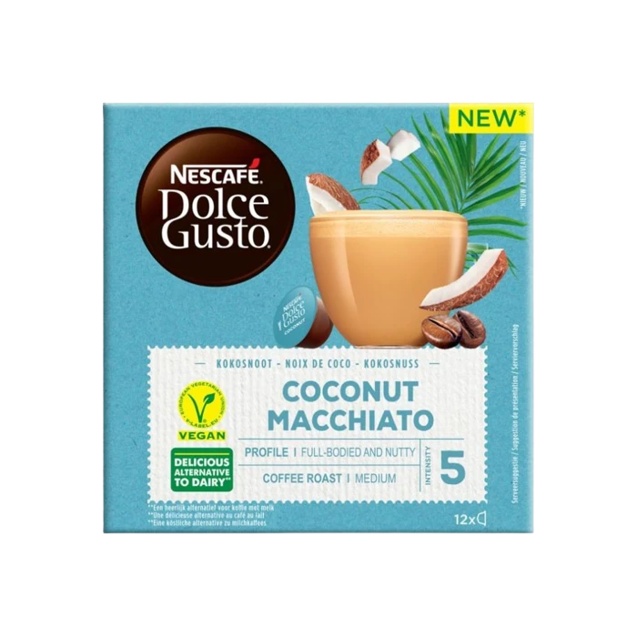 Nescafe Dolce Gusto Coconut Macchiato VEGAN 1 Nescafe Dolce Gusto Coconut Macchiato VEGAN