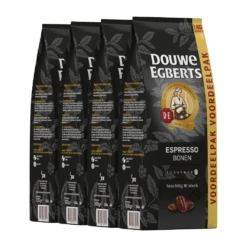 Douwe Egberts Espresso Voordeelpak - Koffiebonen 1 KG -Koffie Winkel cw101413 douwe egberts espresso bonen 1000gr front 4x