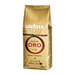Lavazza - Koffiebonen - Qualita Oro (250gr) -Koffie Winkel cw101823 lavazza 250gr bonen oro classico front right 1