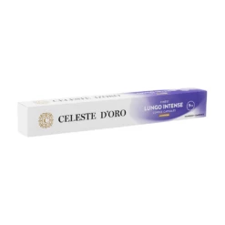 Celeste D'Oro - Finest Lungo Intense - 10 Cups 11 Celeste D'Oro - Finest Lungo Intense - 10 Cups -Koffie Winkel cw211328 cdo cups 10st lungo intense angled