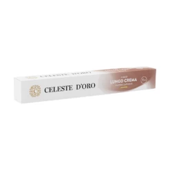 Celeste D'Oro - Finest Lungo Crema - 10 Cups -Koffie Winkel cw211333 cdo cups 10st lungo crema angled