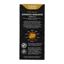 Gran Maestro Italiano - Espresso Elegante - 20 Cups -Koffie Winkel cw211632 gmi capsules 20st beyers espresso elegante back