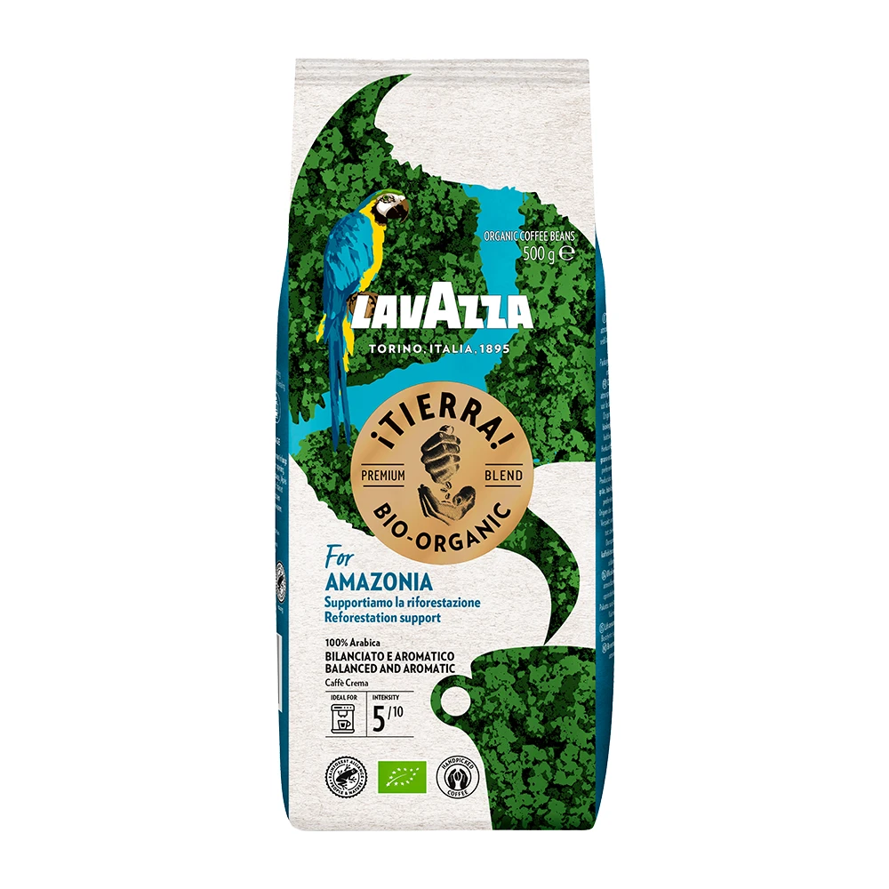 Lavazza Tierra Bio For Amazonia - Koffiebonen 500 GR 1 Lavazza Tierra Bio For Amazonia - Koffiebonen 500 GR