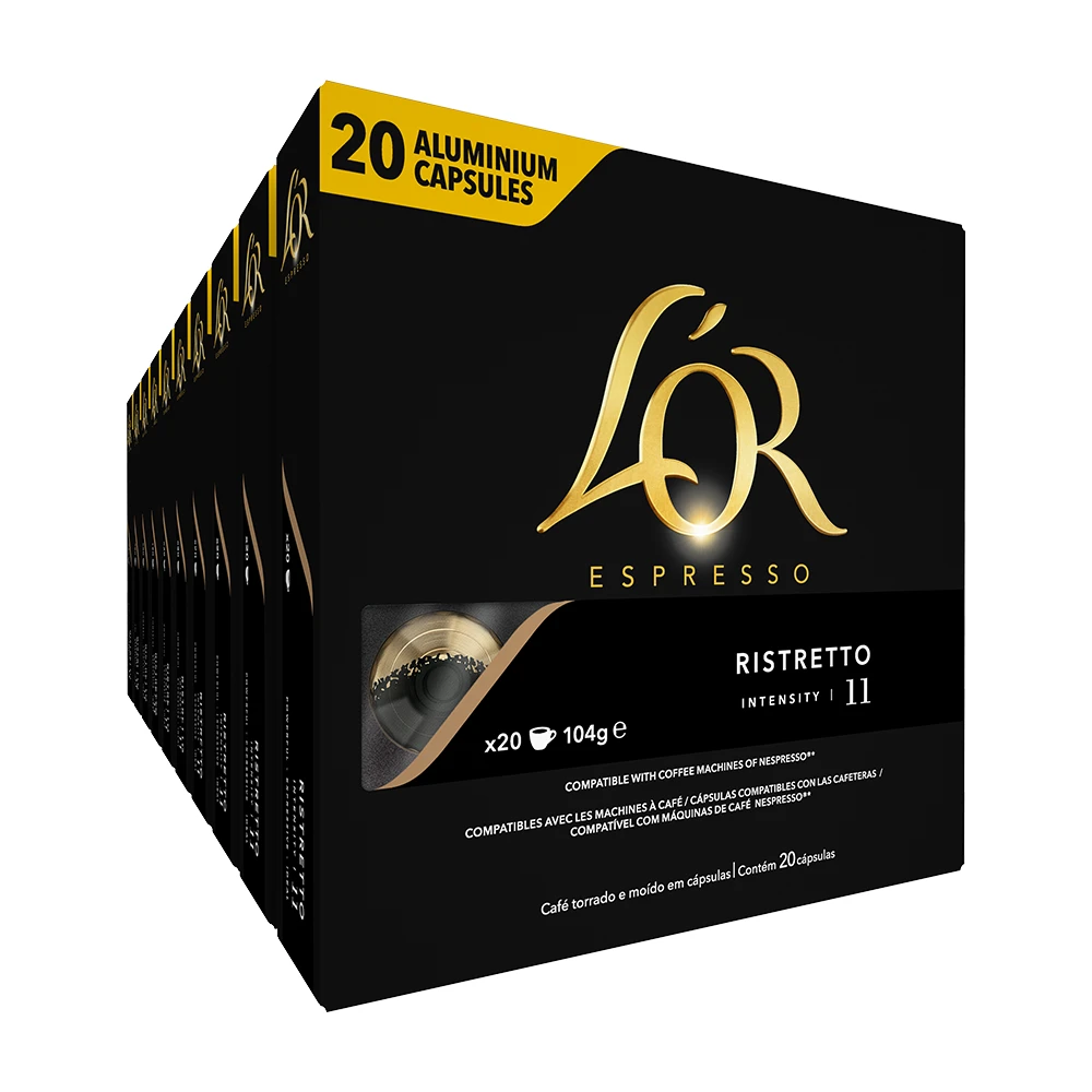 L'OR Espresso - Espresso Ristretto - 20 Cups 4 L'OR Espresso - Espresso Ristretto - 20 Cups - Afbeelding 4