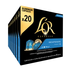 L'OR Espresso - Decaffeinato - 20 Cups -Koffie Winkel e104620 lor espresso decaffeinato itensity 6 cups 20 volume