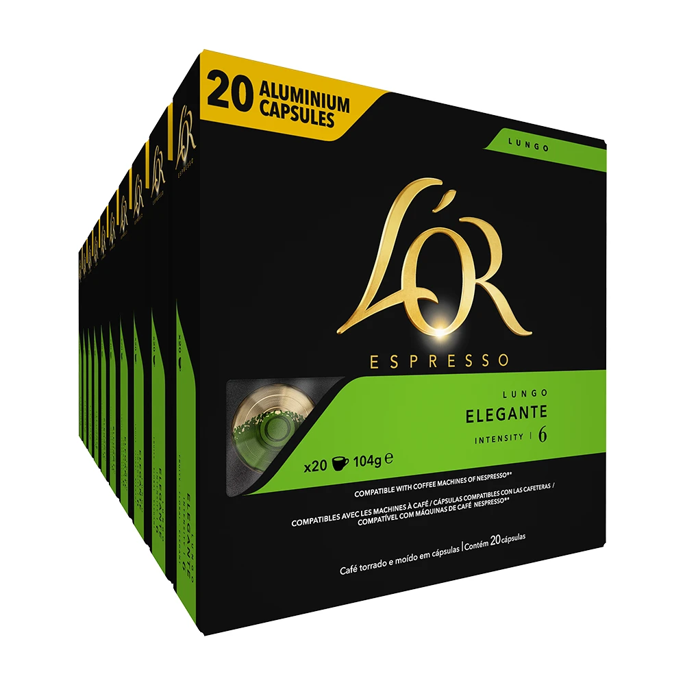L'OR Espresso - Lungo Elegante - 20 Cups 4 L'OR Espresso - Lungo Elegante - 20 Cups - Afbeelding 4