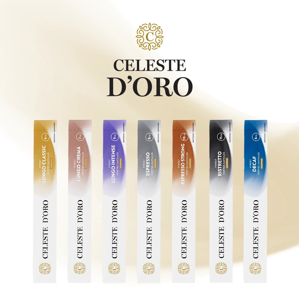 Celeste D'Oro - Finest Espresso - 10 Cups 7 Celeste D'Oro - Finest Espresso - 10 Cups - Afbeelding 7