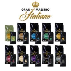 Gran Maestro Italiano - Koffiebonen - Espresso Forte (250 Gram) 8 Gran Maestro Italiano - Koffiebonen - Espresso Forte (250 Gram) -Koffie Winkel familie product 3 1