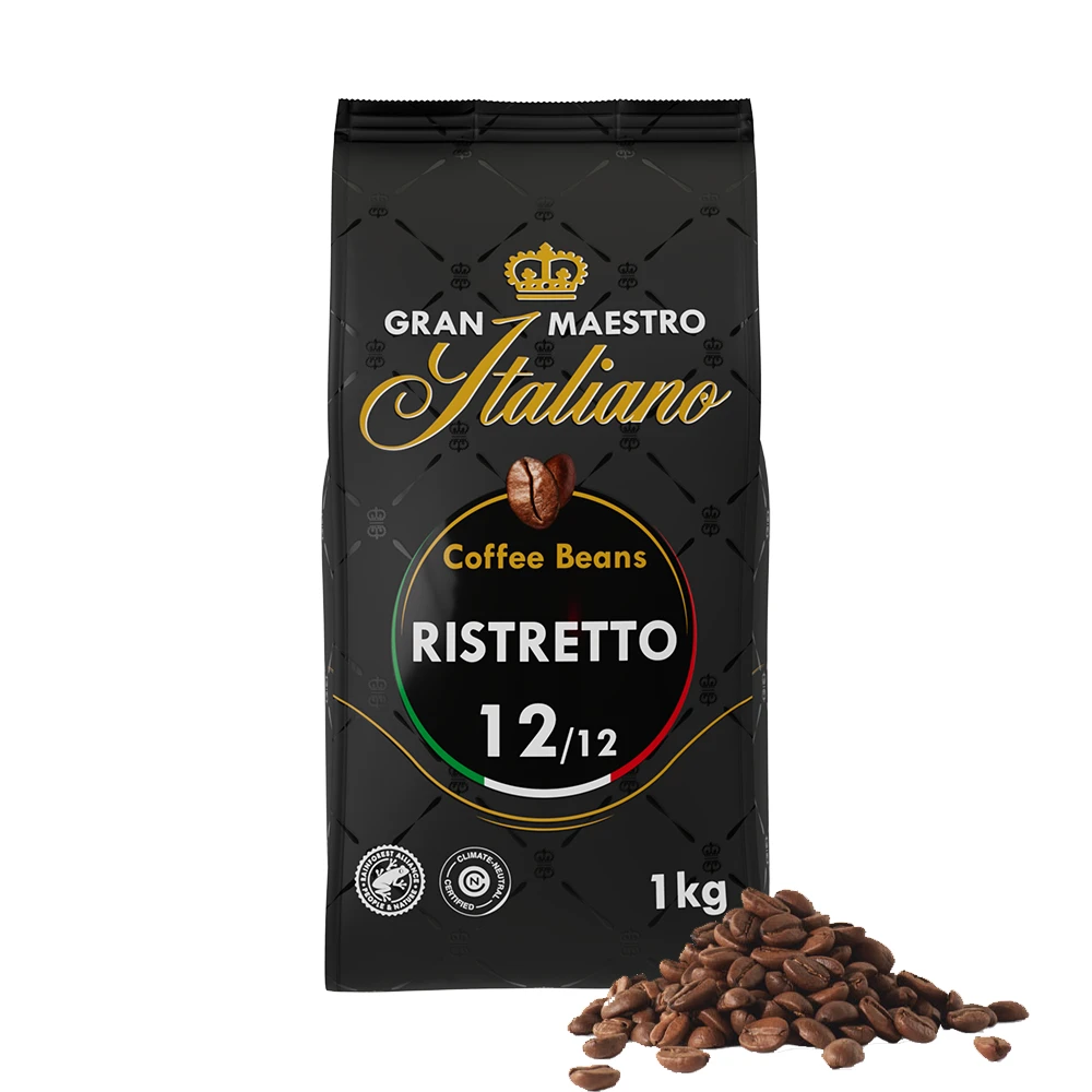 Gran Maestro Italiano Ristretto - Koffiebonen 1 KG 1 Gran Maestro Italiano Ristretto - Koffiebonen 1 KG