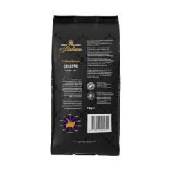 Gran Maestro Italiano Celeste - Koffiebonen 1 KG -Koffie Winkel gmi bonen 1000gr ucc celeste back png