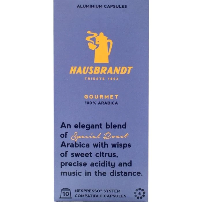 Hausbrandt Gourmet Voor Nespresso® Koffiecups 1 Hausbrandt Gourmet Voor Nespresso® Koffiecups