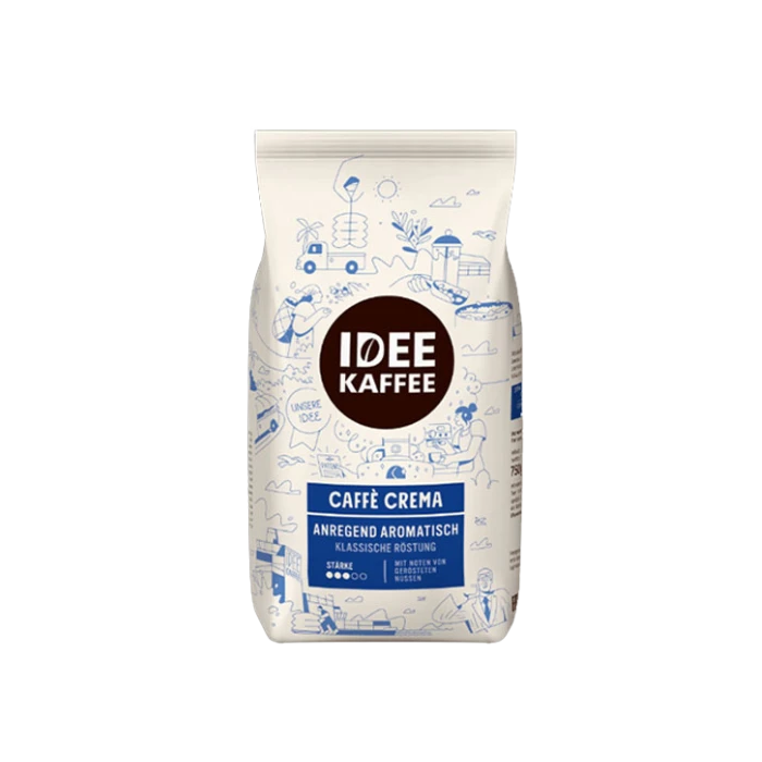 Idee Kaffee Caffè Crema Classic Koffiebonen 750 G. 1 Idee Kaffee Caffè Crema Classic Koffiebonen 750 G.