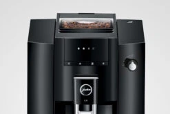 JURA E4 Piano Black (EA) Met €54 Gratis Koffie én 2+1 Jaar Extra Garantie -Koffie Winkel jura e4 koffiemachine ambiance front