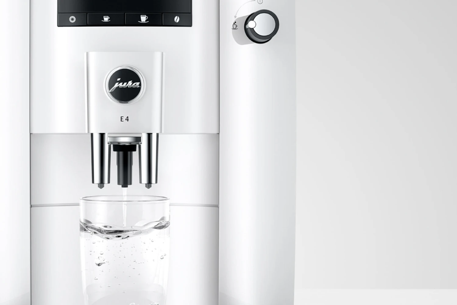 JURA E4 Piano White (EA) Met €54 Gratis Koffie én 2+1 Jaar Extra Garantie 5 JURA E4 Piano White (EA) Met €54 Gratis Koffie én 2+1 Jaar Extra Garantie - Afbeelding 5