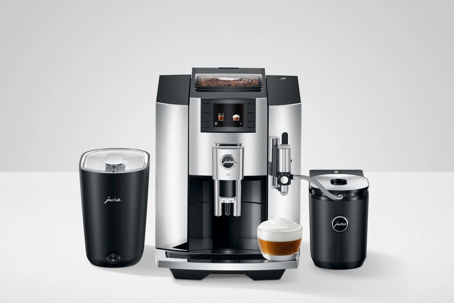 JURA E8 Chrome (EB) Met €49 Gratis Koffie 3 JURA E8 Chrome (EB) Met €49 Gratis Koffie - Afbeelding 3