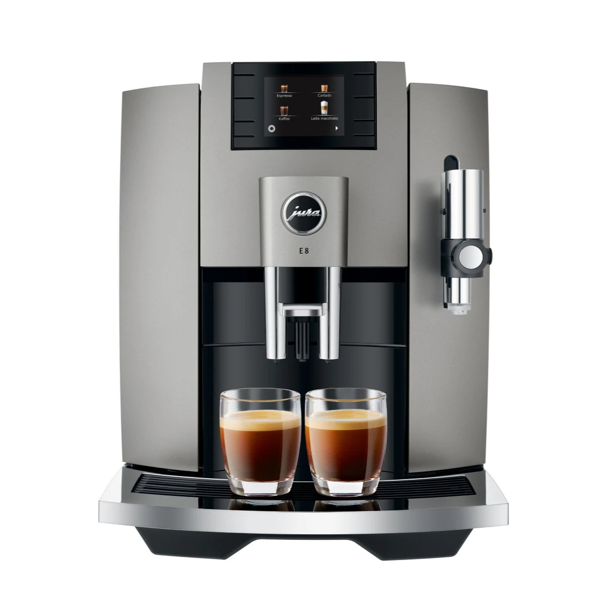 JURA E8 Dark Inox (EB) Met €49 Gratis Koffie 1 JURA E8 Dark Inox (EB) Met €49 Gratis Koffie
