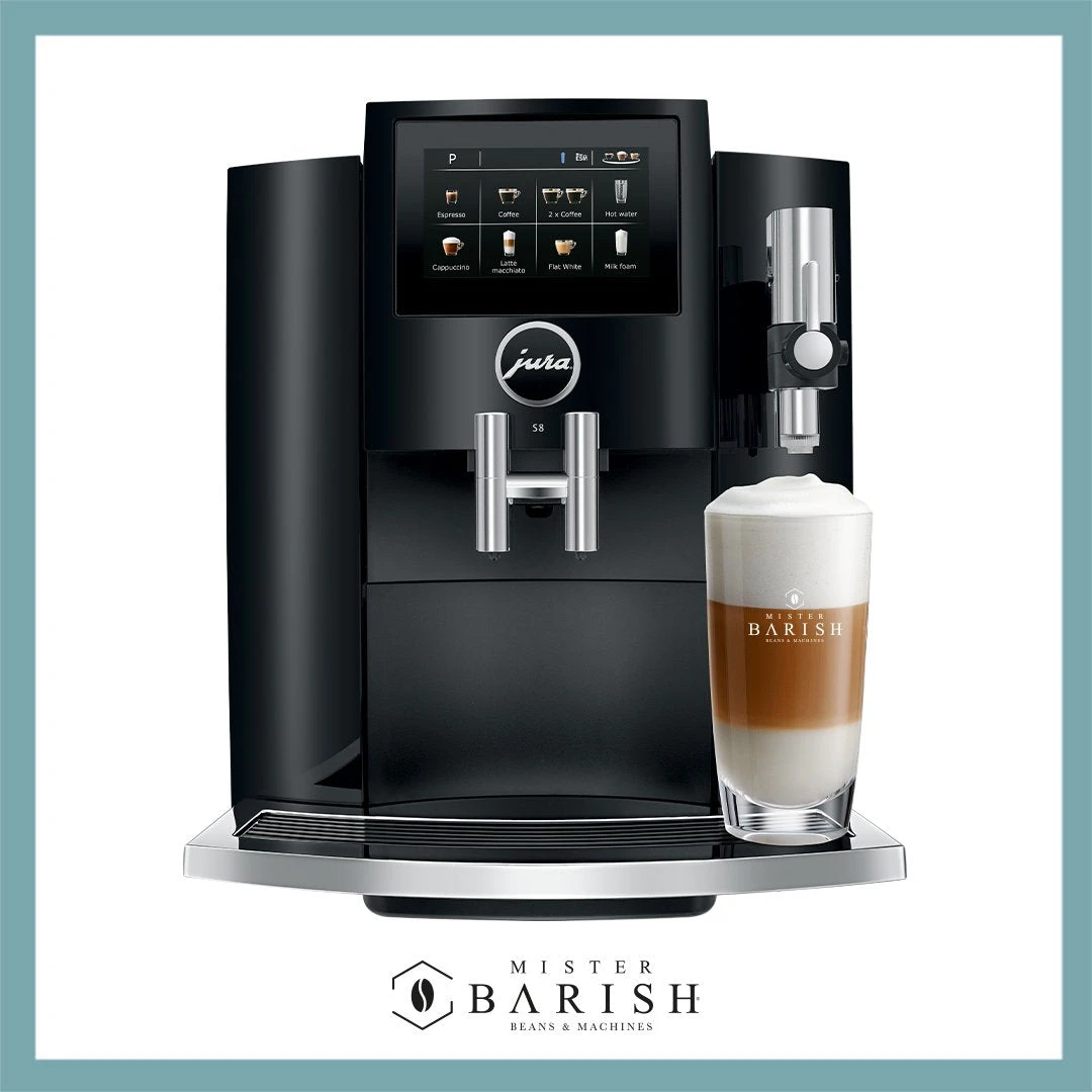 JURA S8 Piano Black (EA) Met €78 Gratis Koffie En 2+1 Jaar Extra Garantie 1 JURA S8 Piano Black (EA) Met €78 Gratis Koffie En 2+1 Jaar Extra Garantie