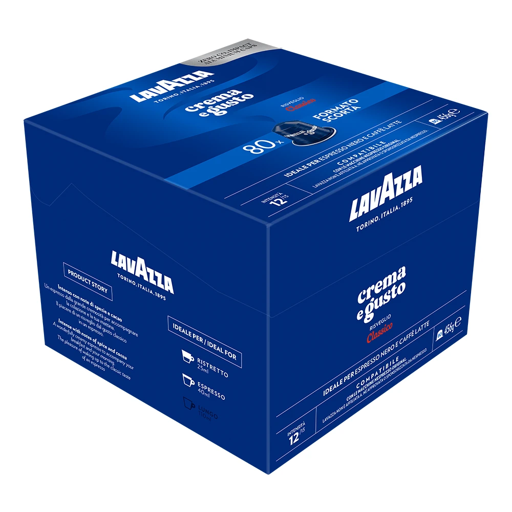 Lavazza Crema E Gusto - 80 Koffiecups 3 Lavazza Crema E Gusto - 80 Koffiecups - Afbeelding 3