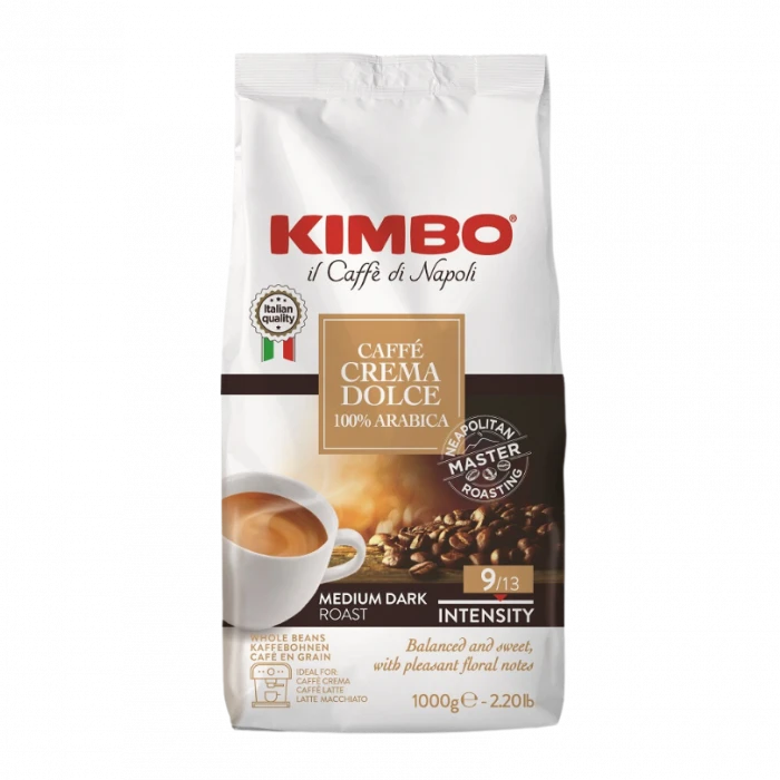 Kimbo Caffé Crema Dolce Espresso Koffiebonen 1 Kimbo Caffé Crema Dolce Espresso Koffiebonen