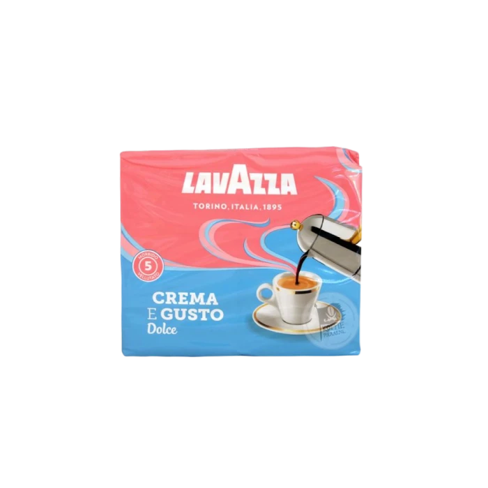 Lavazza Crema E Gusto Delicato (DOLCE) Gemalen Koffie 500 G. 1 Lavazza Crema E Gusto Delicato (DOLCE) Gemalen Koffie 500 G.